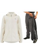 Weisse (Ivory)  Regenanzug von Mac in a Sac (Hose mit langem Reißverschluss) 1